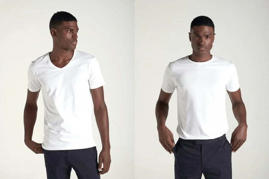 Plain vs. V-Neck T-Shirts: Which Is Better for Different Body Types? Neck T-Shirts